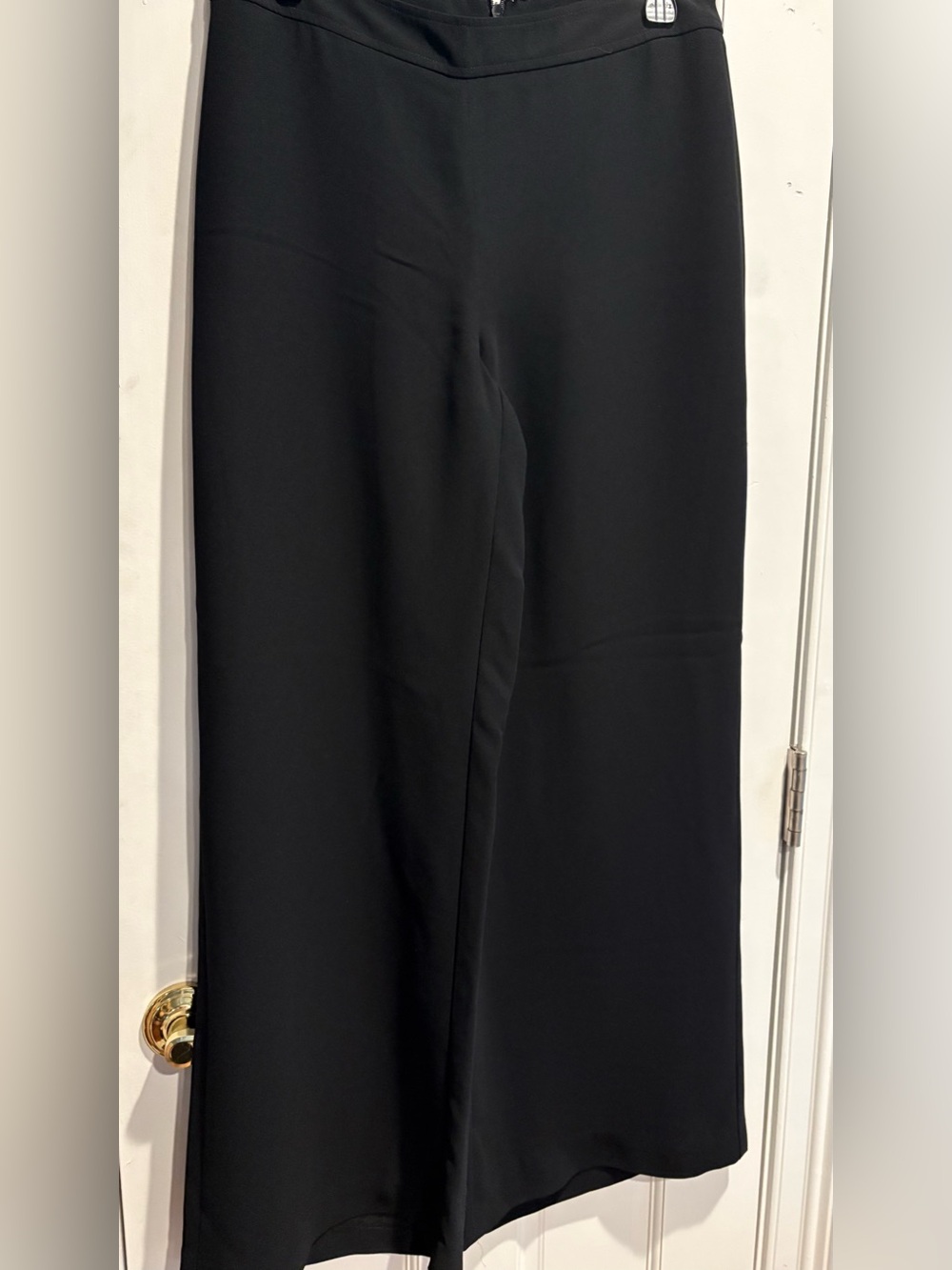 Women’s Cache Dressy Black Wide-Leg Trousers. Size 8